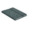 Libreta A5 de fieltro RPET Feltbook