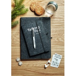 Libreta A5 de fieltro RPET Feltbook