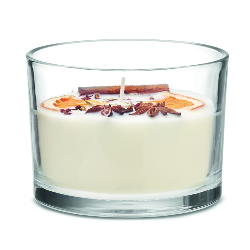 Vela de cera vegetal en tarro de cristal Citrus 300 g
