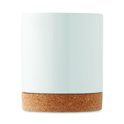Taza de cerámica para sublimación con base de corcho Karoo Sublim
