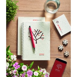 Libreta A5 con tapas de papel de semillas Seed Book