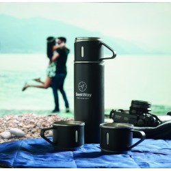 Set de termo de acero con 2 tazas Sharm 420 ml