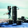 Set de termo de acero con 2 tazas Sharm 420 ml