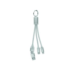 Llavero con cable de carga 4 en 1 Blue