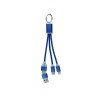 Llavero con cable de carga 4 en 1 Blue