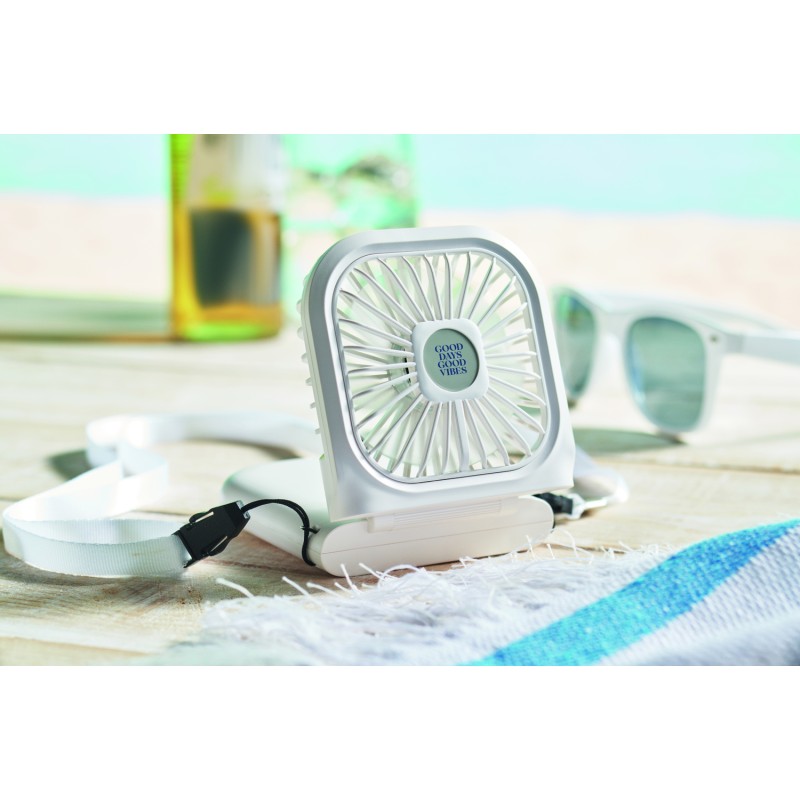 Ventilador portátil plegable con powerbank Standfan