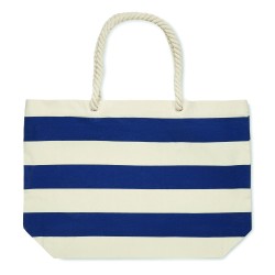 Bolsa de playa de algodón a rayas Heaven Stripe