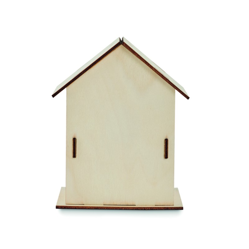 Kit de pajarera de madera para pintar Painthouse