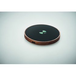 Cargador inalámbrico de madera de acacia Acawai 15 W