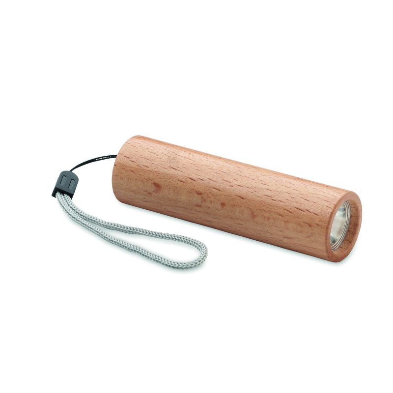 Linterna recargable de madera Lite