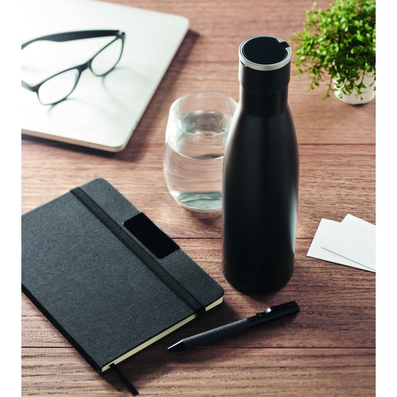 Set de regalo con libreta, bolígrafo y botella Yokoso