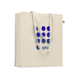 Bolsa de algodón orgánico con fuelle Bente