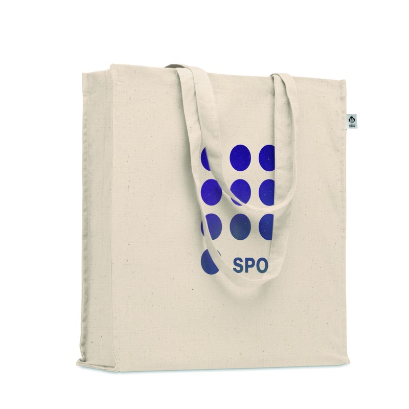 Bolsa de algodón orgánico con fuelle Bente