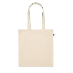Bolsa de algodón orgánico con fuelle Bente