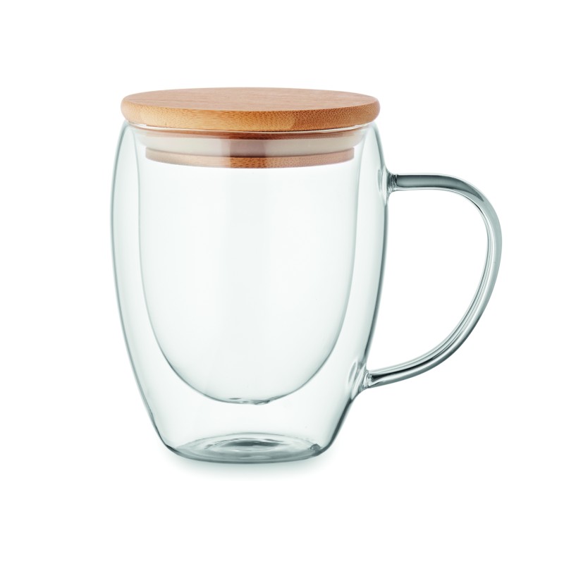 Taza de vidrio de doble pared Tiral 250 ml