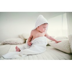Toalla con capucha para bebé Hugme