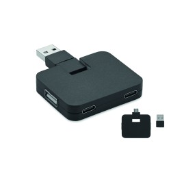 Hub USB de 4 puertos Square-C