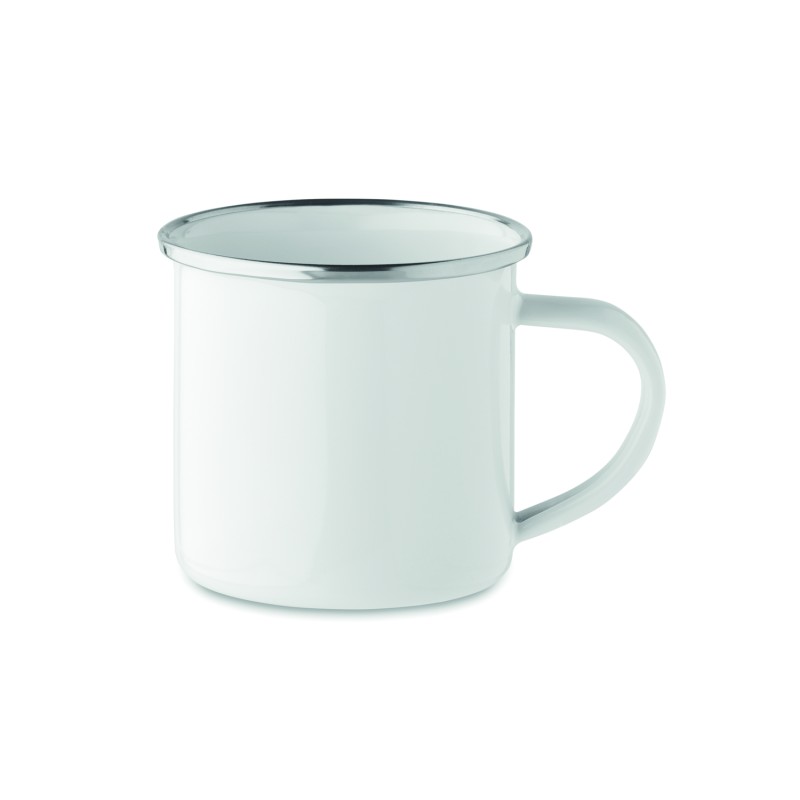 Taza esmaltada para sublimación Plateado S 200 ml