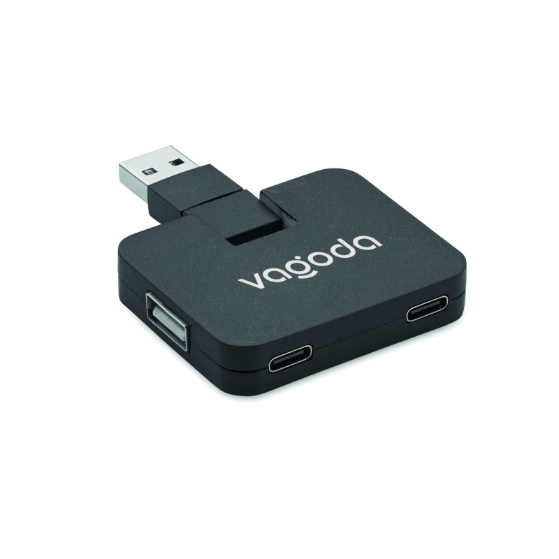 Hub USB de 4 puertos Square-C