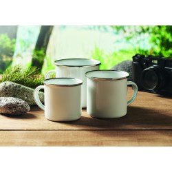 Taza esmaltada para sublimación Plateado S 200 ml