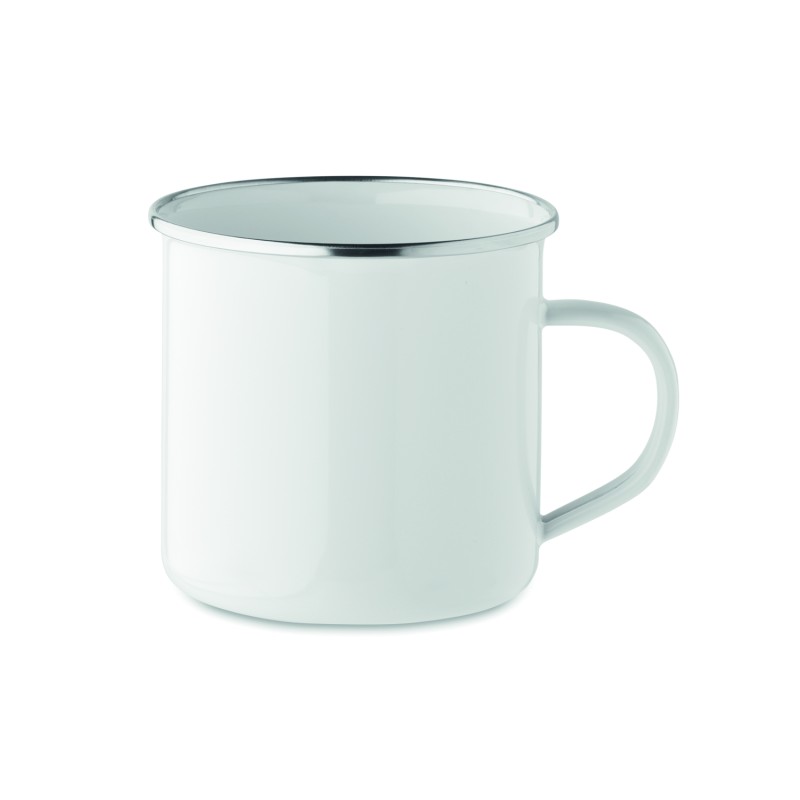 Taza esmaltada para sublimación Plateado L 500 ml