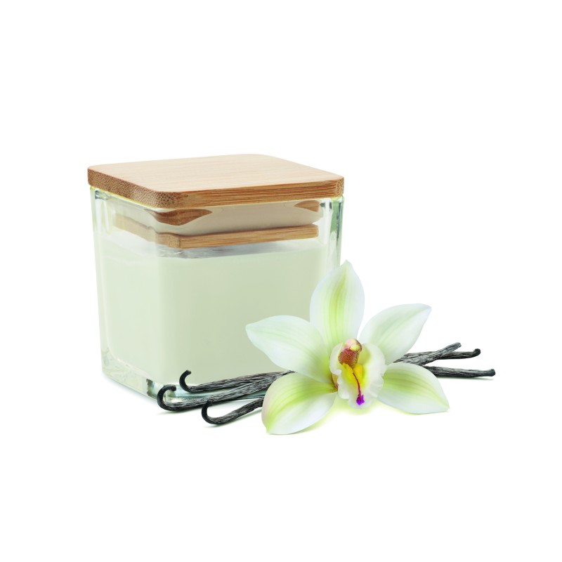 Vela perfumada cuadrada Pila 50 g