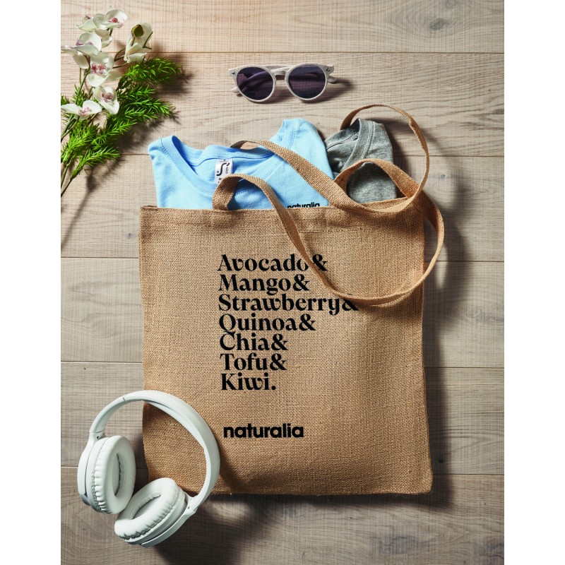 Bolsa de yute de asas largas Zolang