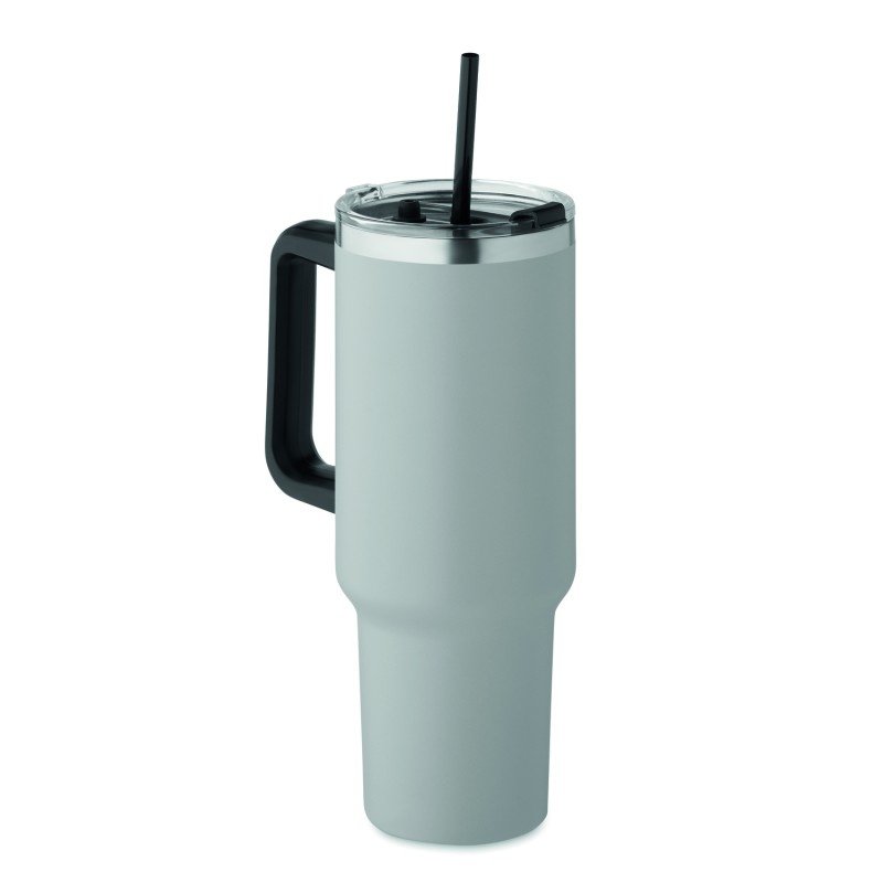 Vaso térmico de doble pared con pajita Suma 1200 ml