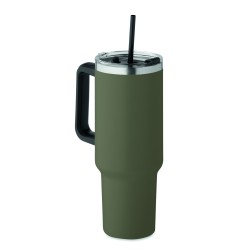 Vaso térmico de doble pared con pajita Suma 1200 ml