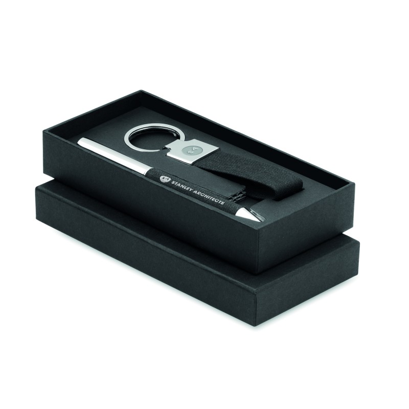 Set de regalo bolígrafo y llavero Scribi 2