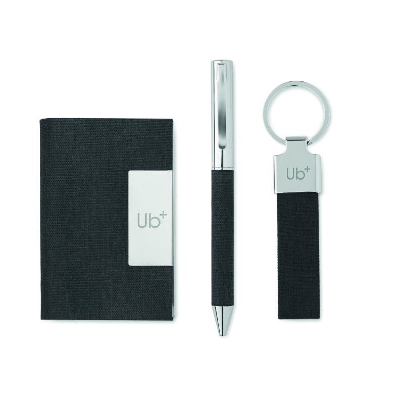 Set de regalo bolígrafo, llavero y tarjetero Scribi 3