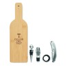 Set de vino con forma de botella Vinovault Set