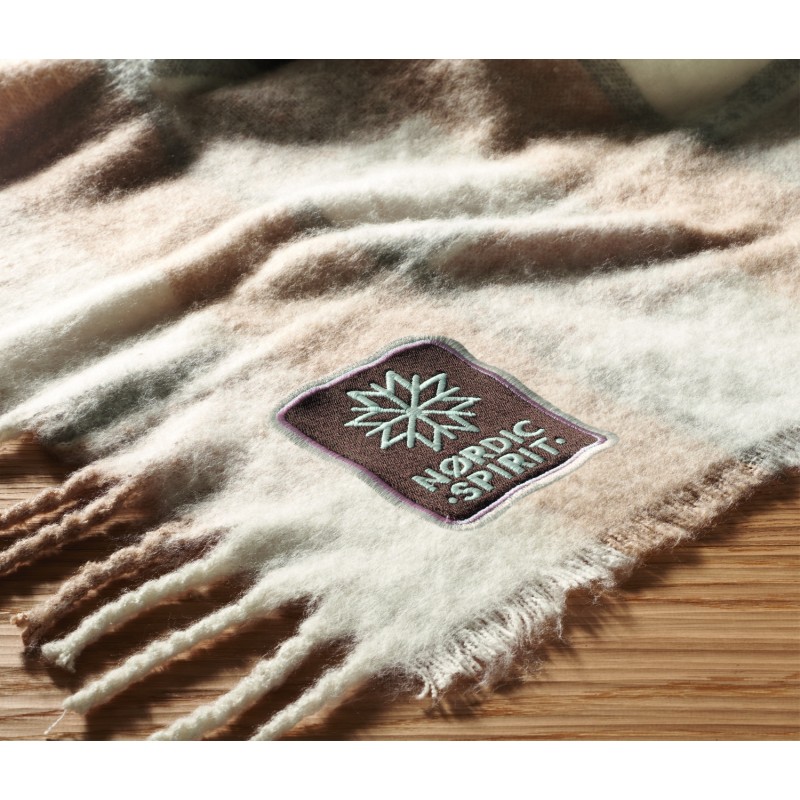 Manta de mohair RPET a cuadros Quet