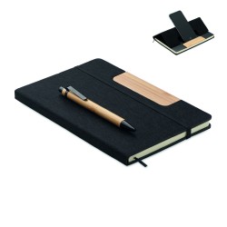 Set de libreta A5 RPET con...