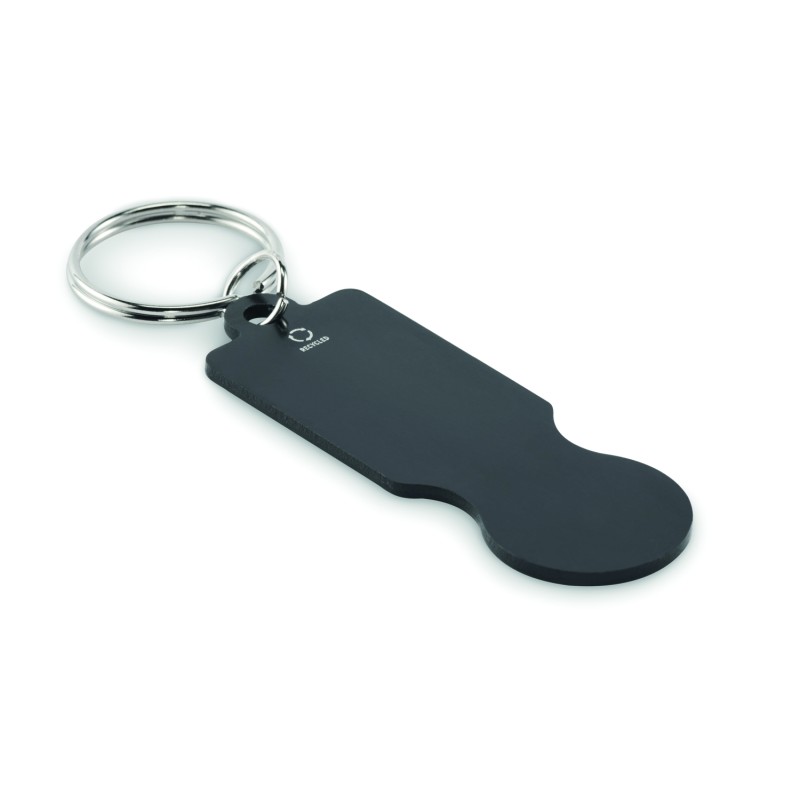 Llavero con ficha para carrito Tokley