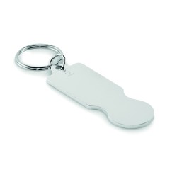 Llavero con ficha para carrito Tokley