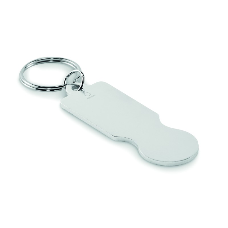 Llavero con ficha para carrito Tokley
