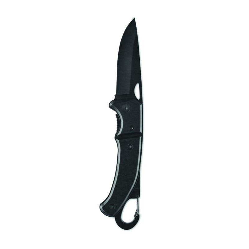 Navaja plegable de aluminio con mosquetón Fife