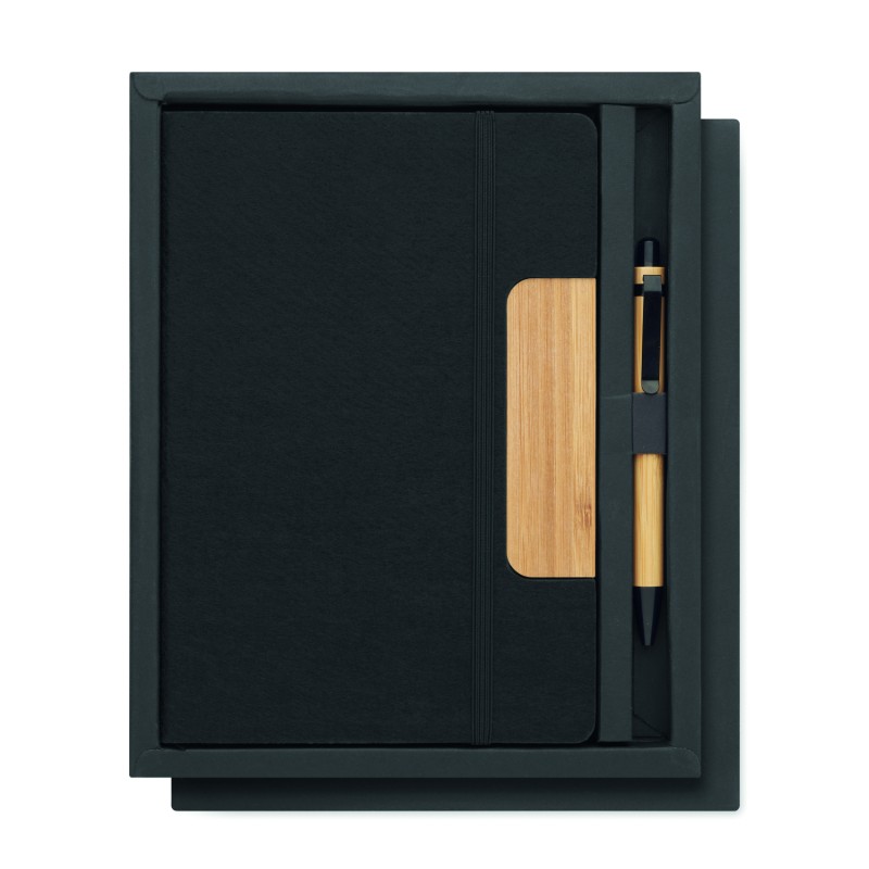 Set de libreta A5 RPET con bolígrafo Notemix