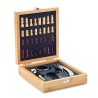 Set de vino con tablero de ajedrez Chesset