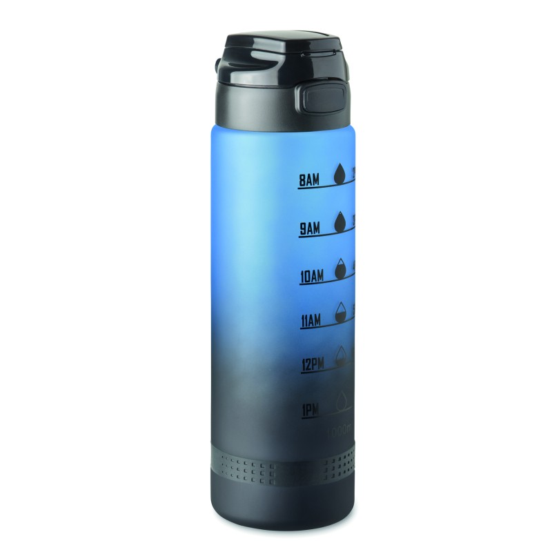 Botella deportiva RPET con marcador de horas Level 1 L