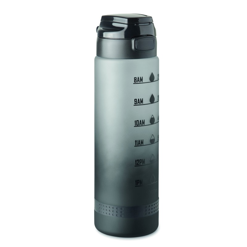 Botella deportiva RPET con marcador de horas Level 1 L