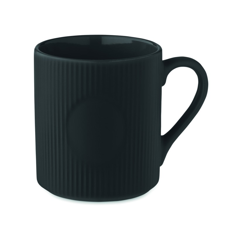 Taza de cerámica mate Ribmug 340 ml