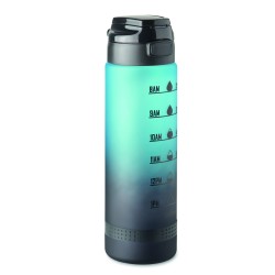 Botella deportiva RPET con marcador de horas Level 1 L