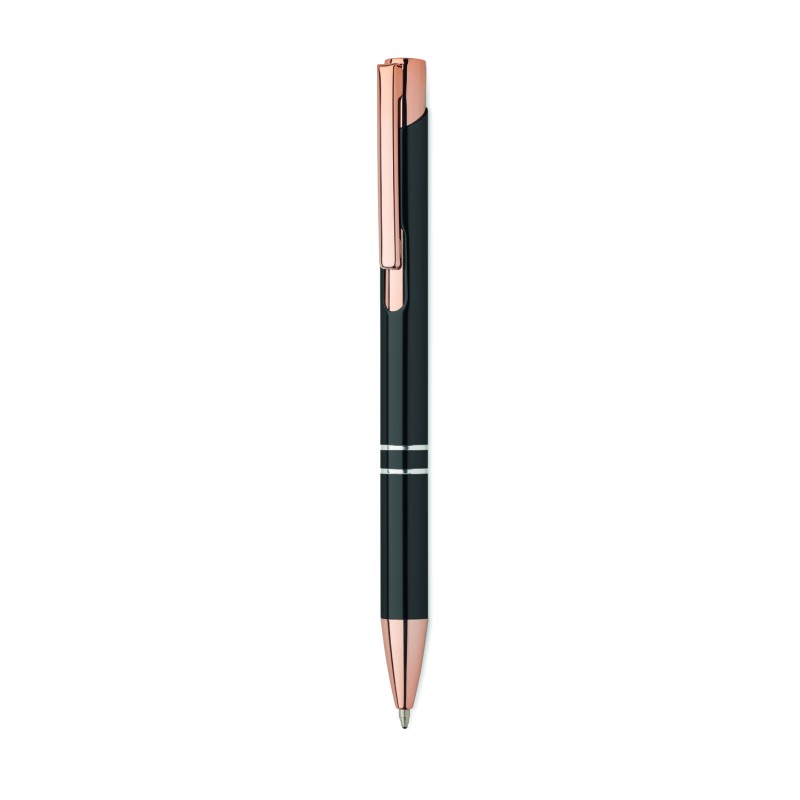 Bolígrafo de aluminio reciclado con pulsador Bern Rose