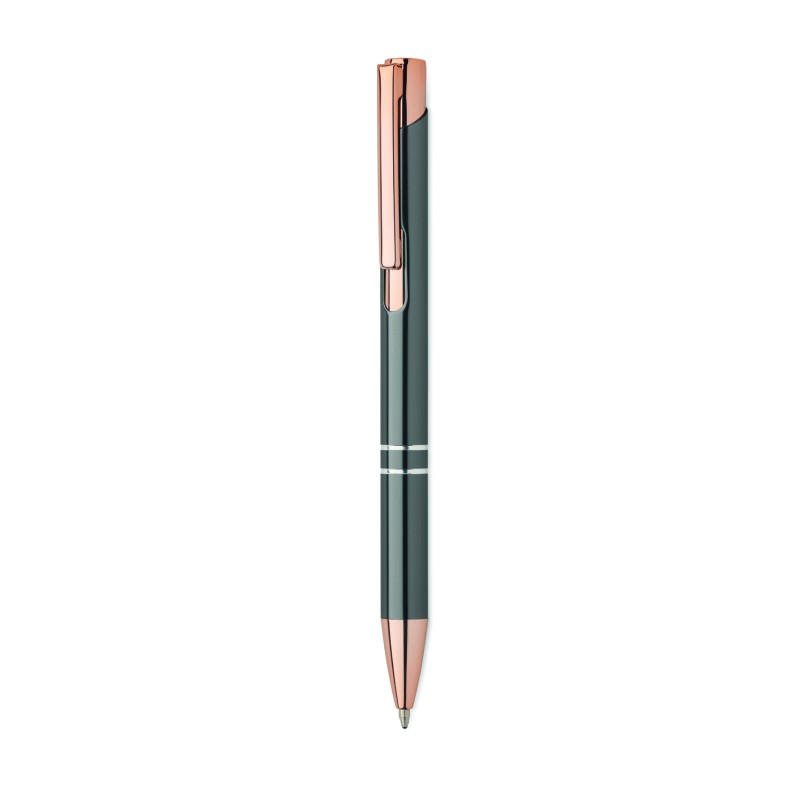 Bolígrafo de aluminio reciclado con pulsador Bern Rose