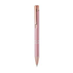 Bolígrafo de aluminio reciclado con pulsador Bern Rose