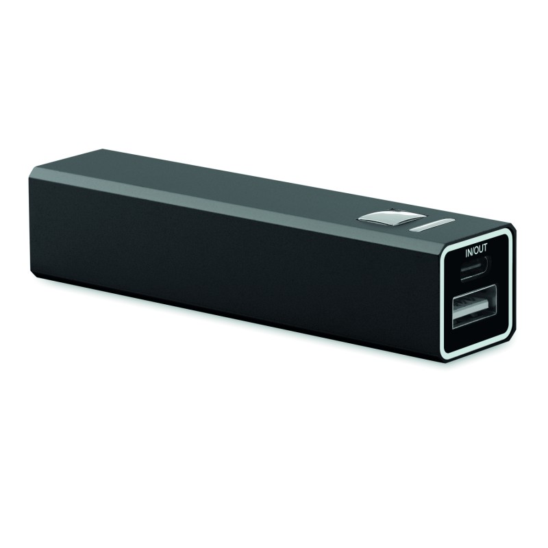 Powerbank de aluminio reciclado Poweraluc 2600 mAh