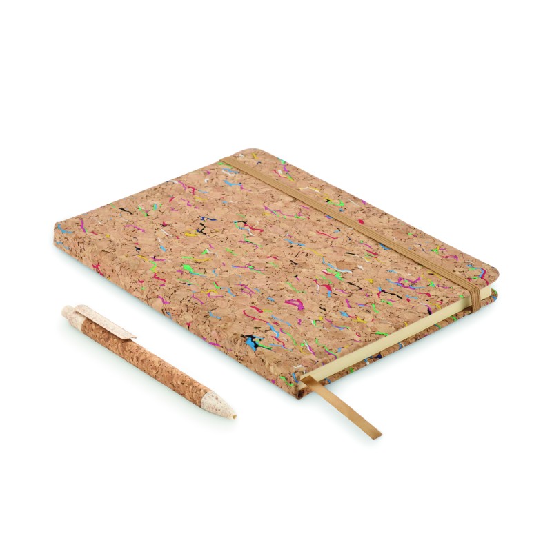 Libreta A5 de corcho de colores Cornota