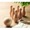 Mini juego de bolos de madera Bolito
